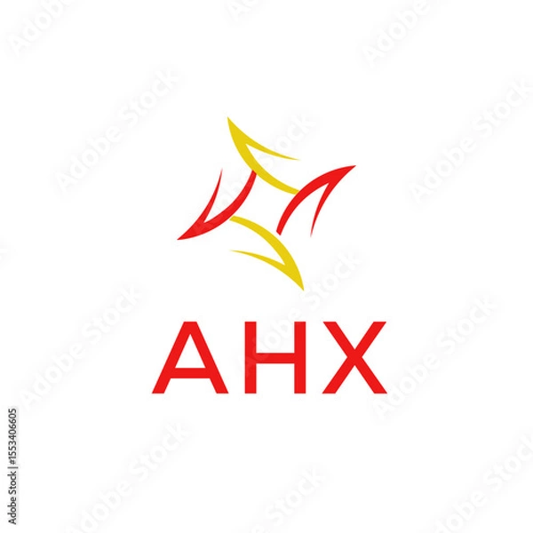 Obraz AHX Logo design vector template