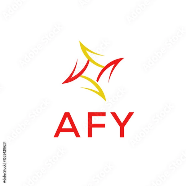 Obraz AFY Simple letter logo vector design template.