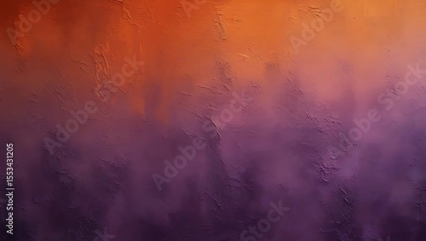 Fototapeta Orange to Purple Gradient Textured Background abstract