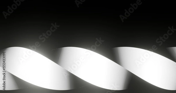 Obraz Abstract background spiral geometric pattern of design 3d render