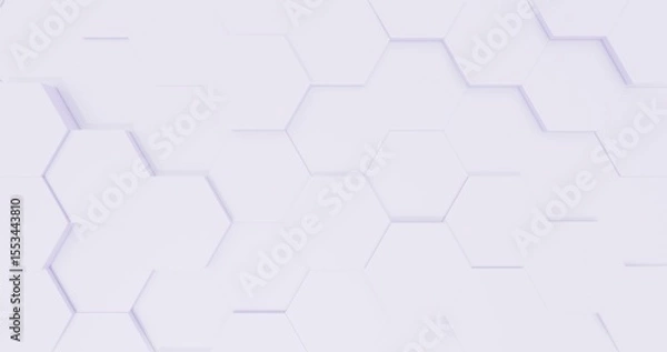 Obraz Abstract background hexagon pattern of design 3d render