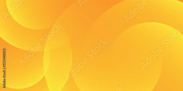 Fototapeta Abstract modern yellow and orange gradient circle. Minimal fluid background for posters,
