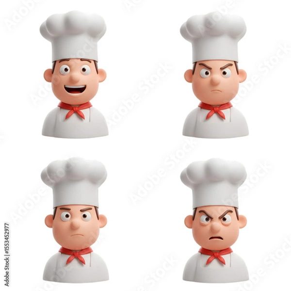 Obraz Single Cartoon Chef