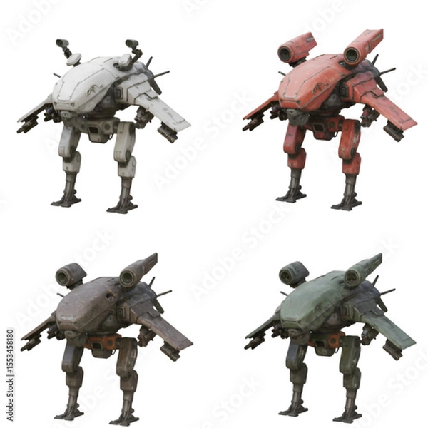 Obraz Three Futuristic Robots