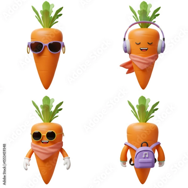 Obraz Cool Carrot Sunglasses