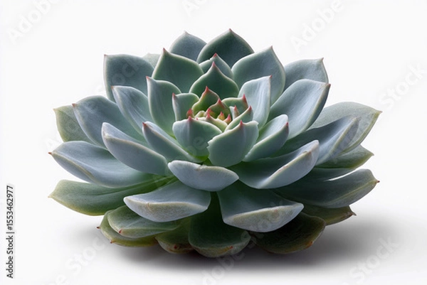 Obraz Succulent plant in vibrant green displaying intricate leaf patterns