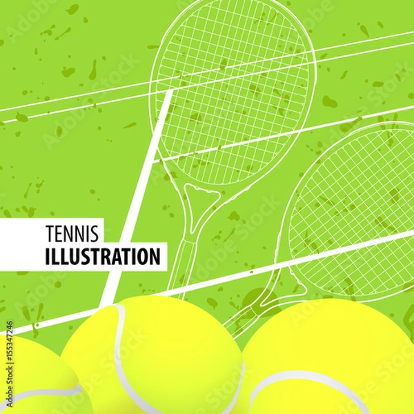 Obraz Tennis background