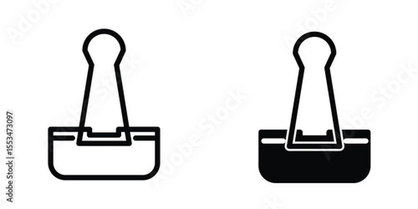 Obraz Paper clip icon template