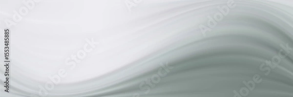 Fototapeta Silver foil background with metal mirror texture. Chrome gradient surface with light gloss simple abstract
