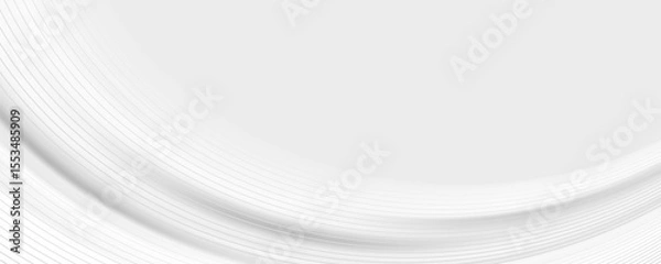 Obraz Elegant speed futuristic high-tech swoosh wave stream background. Mild smoke pattern abstract smooth gray modern soft layout. Vector illustration