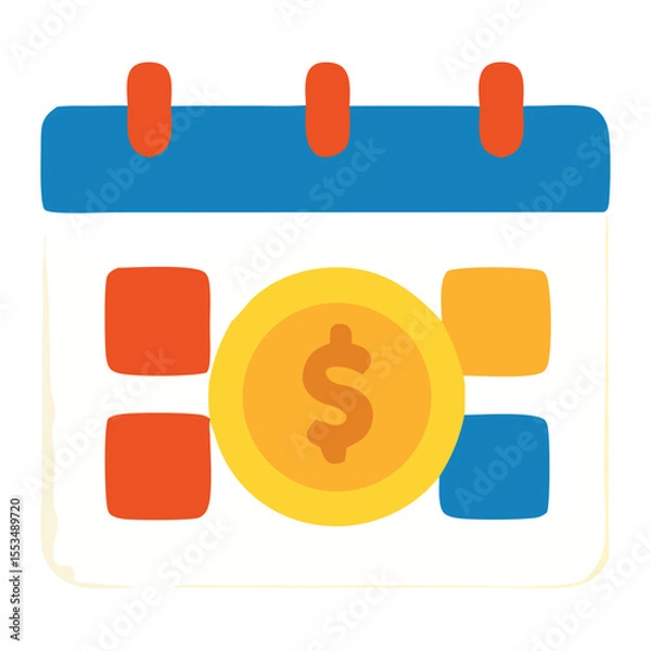 Obraz long term planning flat icon