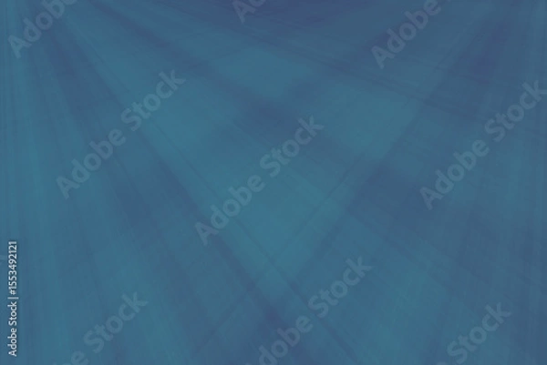 Fototapeta Abstract background with intersecting rays in blue tones.