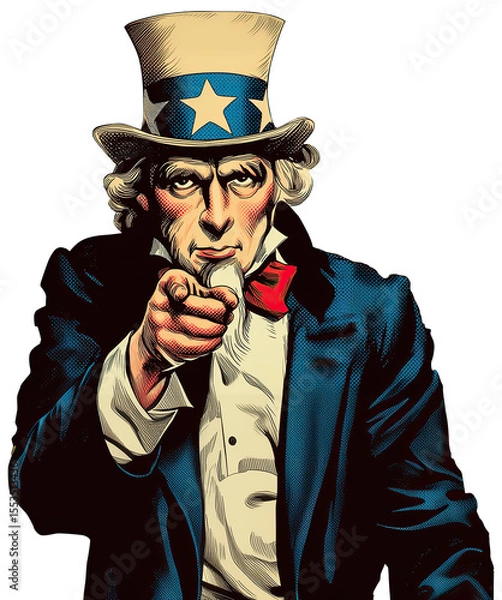 Obraz Uncle Sam pointing at you, cut out	
