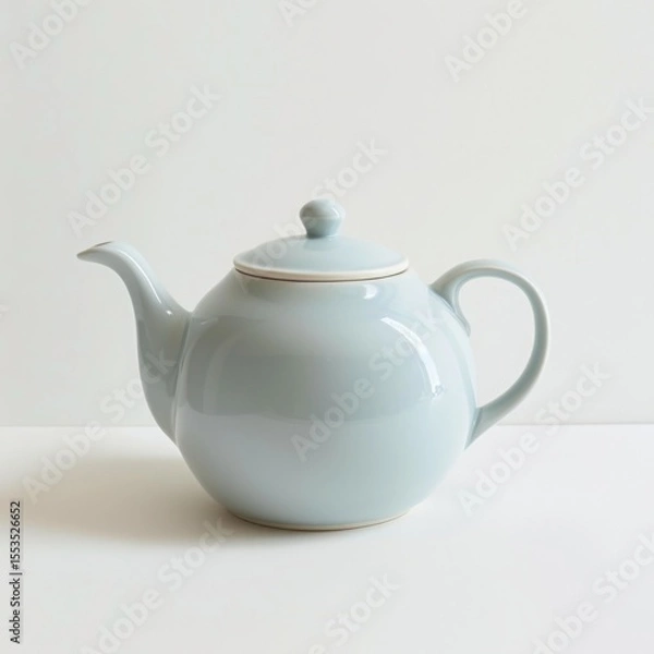 Fototapeta minimalist ceramic teapot