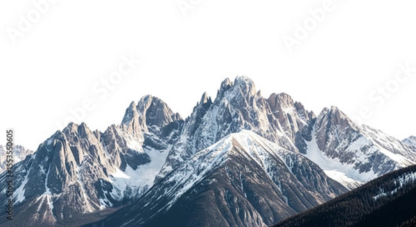 Fototapeta mountains in the snow