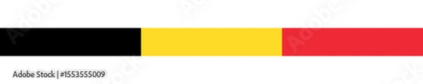 Obraz Belgium flag ribbon
