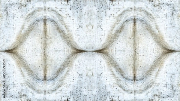 Obraz Symmetrical, repeating pattern on a light gray surface.