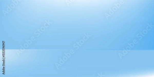 Fototapeta Blue gradient background, Abstract studio presentation product. Vector illustration.