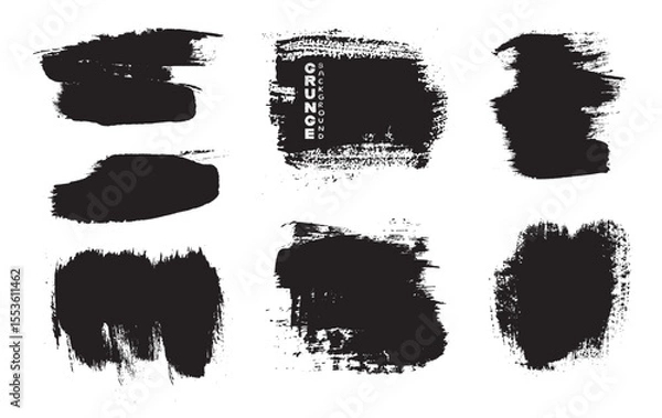 Obraz Grunge brush texture banner