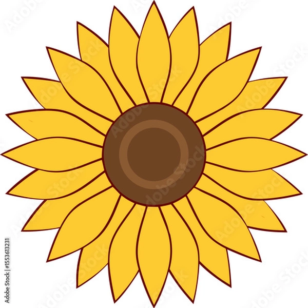 Obraz Sunflower Illustration