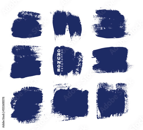 Obraz Grunge hand drawn of brush banner