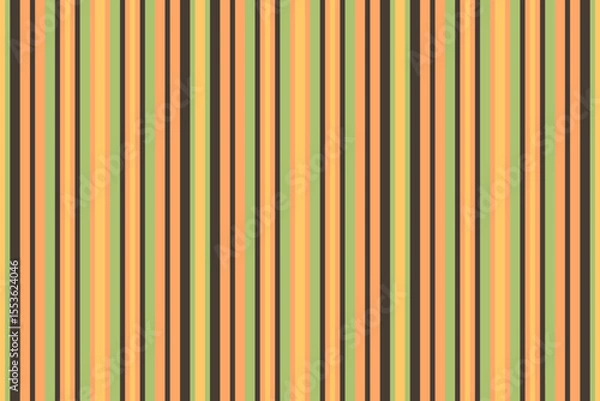 Fototapeta Rulti background seamless lines, royalty pattern texture fabric. Mexico vertical textile stripe vector in orange and dark colors.