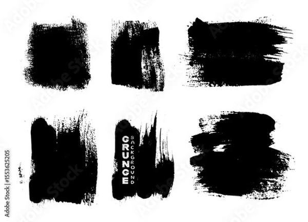Obraz Set of grunge banners