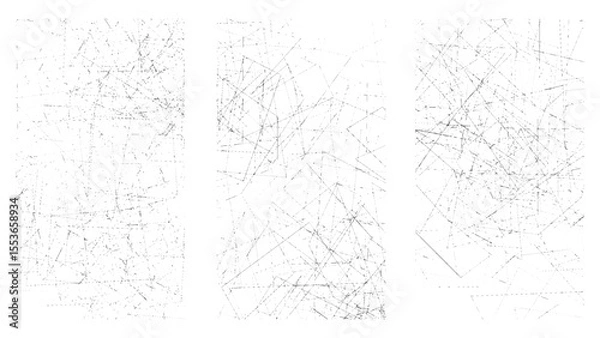 Fototapeta Abstract grunge line texture. old canvas pattern textured for overlay or screen scratch effect Overlay textures set stamp with grunge effect. Old damage Dirty grainy and scratches.