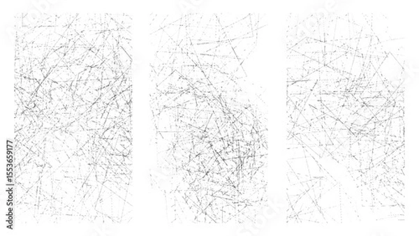 Fototapeta Abstract grunge line texture. old canvas pattern textured for overlay or screen scratch effect Overlay textures set stamp with grunge effect. Old damage Dirty grainy and scratches.