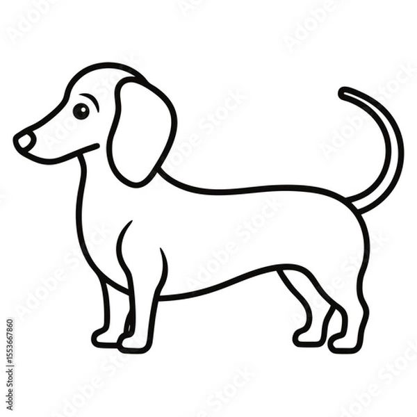 Obraz beagle dog vector illustration