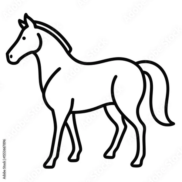 Obraz horse vector illustration