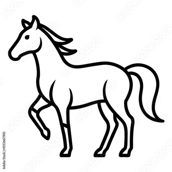 Obraz horse vector illustration
