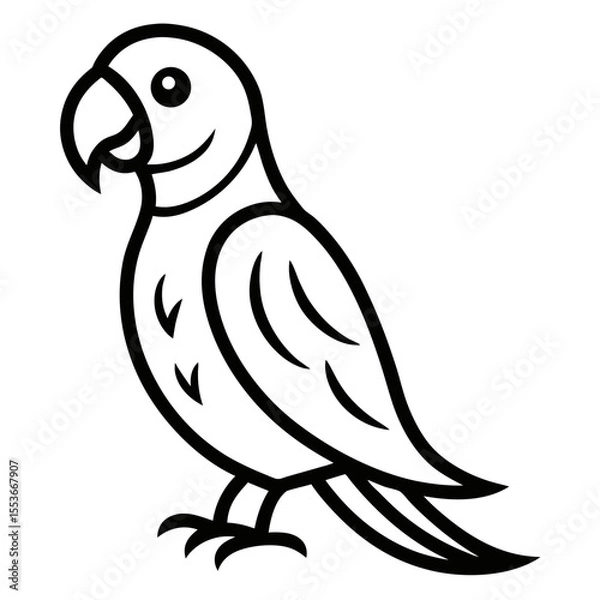Obraz bird on a branch