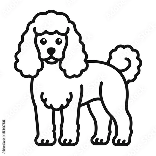 Obraz vector illustration of a dog