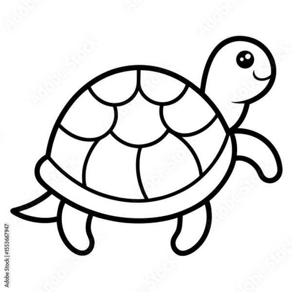 Obraz turtle vector illustration