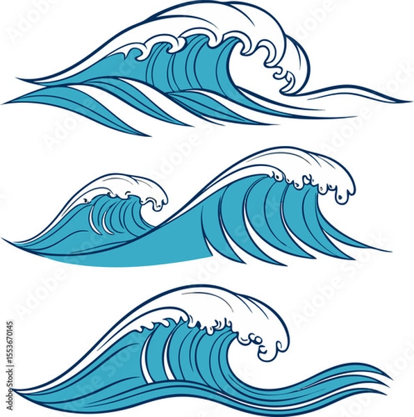 Obraz Blue Ocean Waves