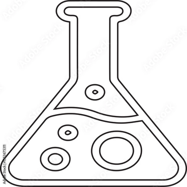 Fototapeta Dynamic visual of a chemical reaction showing bubbling liquids and energy release ideal for educational science content, laboratory visuals, experiment concepts, and chemistry-themed media projects