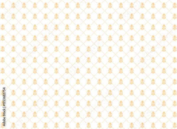 Obraz Damask seamless emboss pattern background. Vector classical luxury old damask ornament, royal victorian seamless texture for wallpapers,
 textile, wrapping. Vintage exquisite floral baroque template.