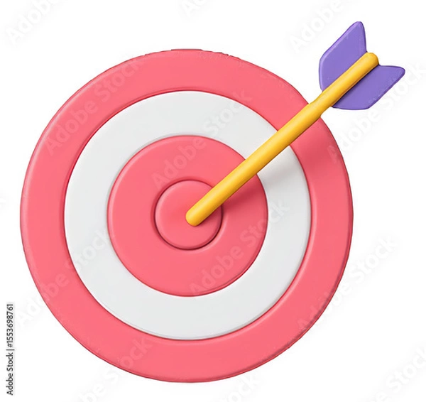 Fototapeta Colorful pie chart highlighting market segmentation, revealing business performance metrics through distinct color-coded data analysis segments