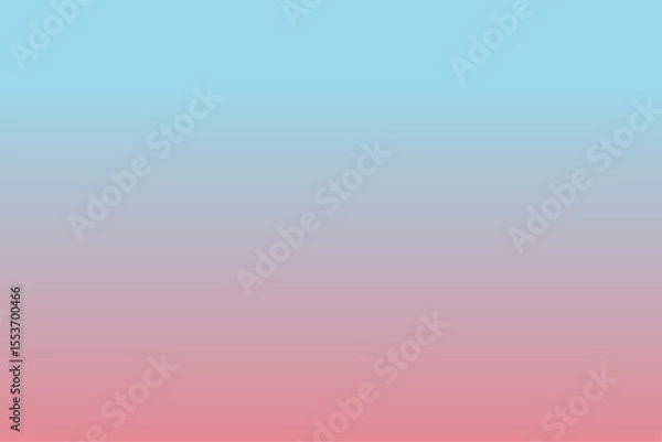 Fototapeta  Blue to pink gradient background with soft smooth transition in pastel colors and calm design