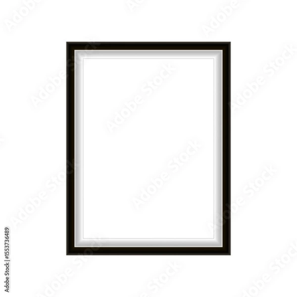 Fototapeta Classic frame. Framing various objects such as paintings, photographs, mirrors or documents. Interior frame. Empty frame for your design.