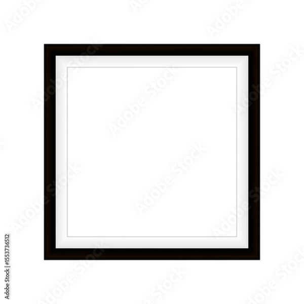 Fototapeta Elegant photo frame. Classic frame. Banner. Creates a complete and aesthetic look. Interior frame. Empty frame for your design.