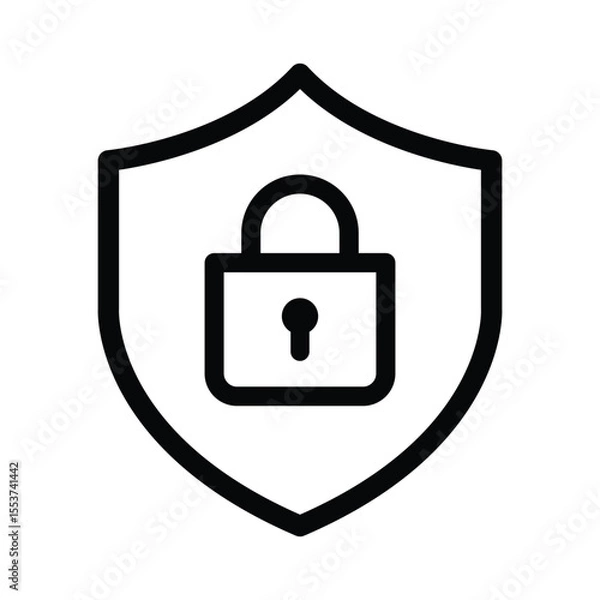 Fototapeta Security or privacy icon.