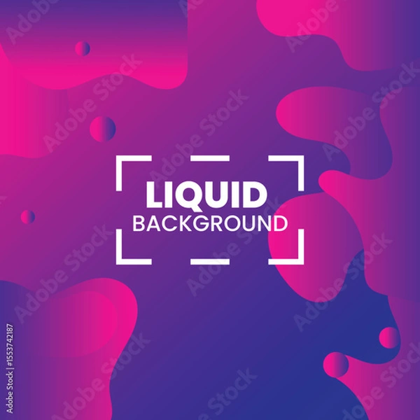 Fototapeta Vibrant Liquid Shapes for Minimalist Design Projects