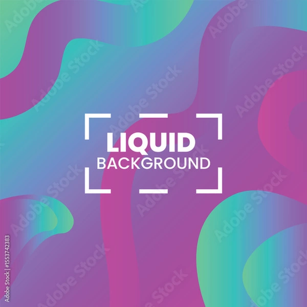 Obraz Vibrant Liquid Shapes for Minimalist Design Projects