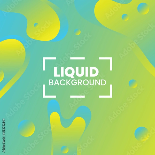Obraz Vibrant Liquid Shapes for Minimalist Design Projects