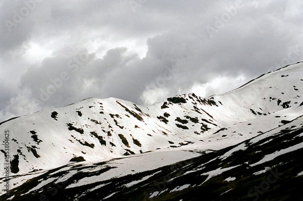 Obraz Alaska- Snow and Glacier Covered Mountain Tops