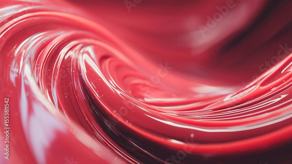 Fototapeta Abstract fluid circulation with smooth, flowing motion and soft gradients. Minimalist and calming design, perfect for wellness, meditation, and modern backgrounds.