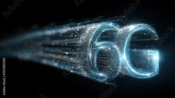 Fototapeta Internet, business, Technology and network concept. The concept of 6G network, high-speed mobile Internet, new generation networks.