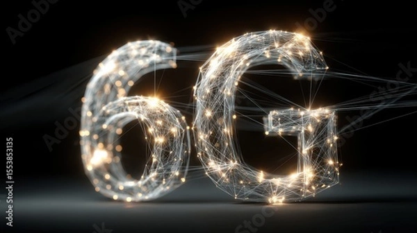 Fototapeta Internet, business, Technology and network concept. The concept of 6G network, high-speed mobile Internet, new generation networks.